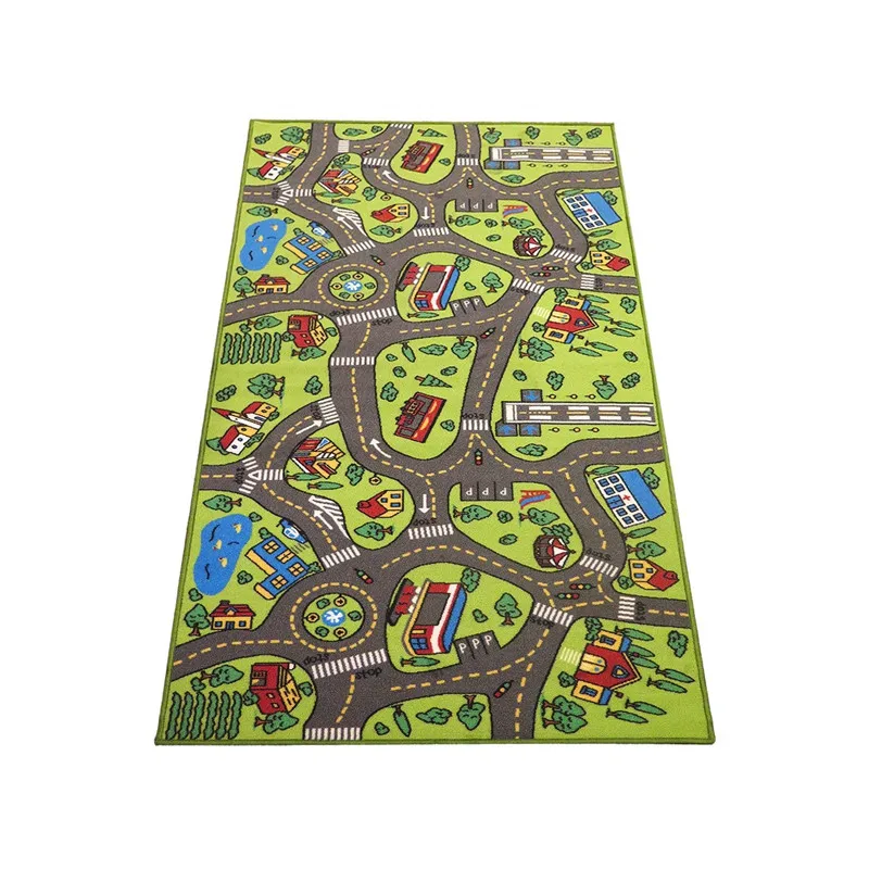 

Extra Large Carpet City Life Kids Carpet Play Mat For Children Rug Gift For Baby Room Game Play Mat Area 80x150