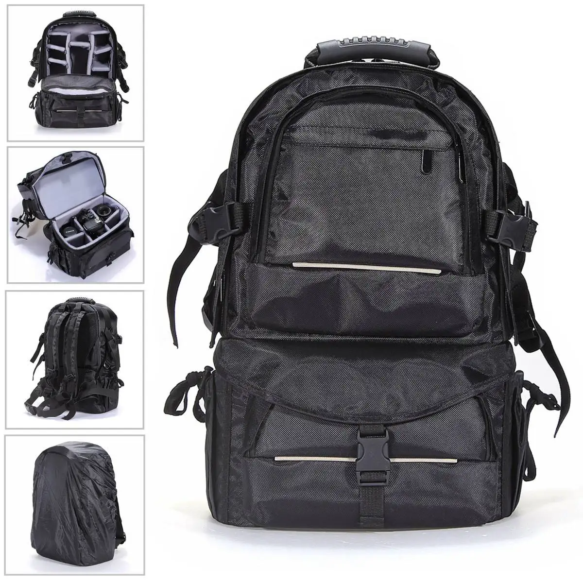 

Waterproof DSLR Camera Backpack Shoulder Bag Case For Canon For Nikon For Sony Adjustable 32 x 18.5 x 47cm Accessories & Parts