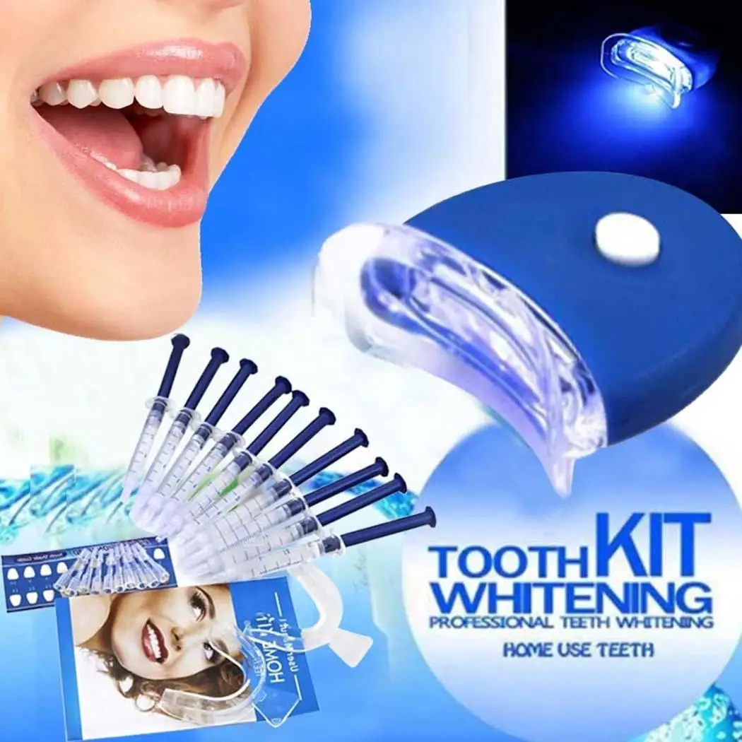 Teeth whitening suit 3 pcs teeth whitening gel + Cold light dental