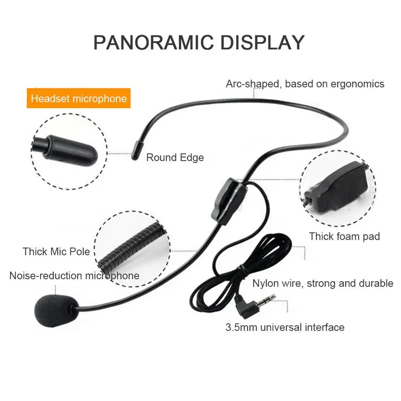 Goedkoop Kamp Apparatuur Groep Luidspreker Gids Sound Speaker Draagbare Microfoon Party Outdoor Tool Sound Apparatuur
