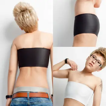 

2020 Casual Strapless Chest Breast Binder Trans Lesbian Tomboy Cosplay