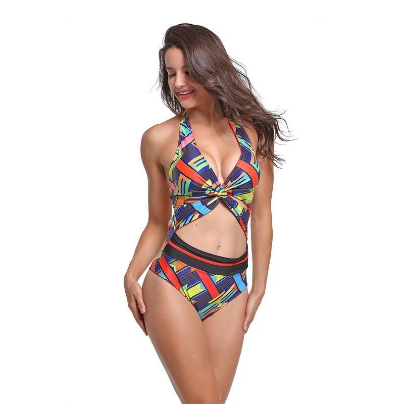 one piece halter bathing suit