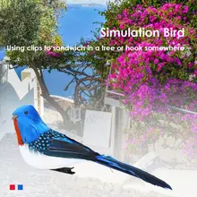 Имитация попугая животных Птица окно Садоводство Газон Орнамент для помещений двора наружное окно Садоводство украшение