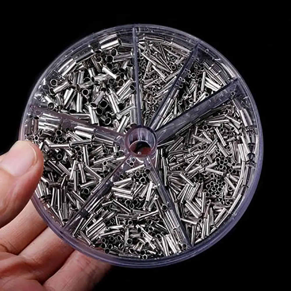

1900pcs New Terminal Block Cold-Pressed Terminal Block Set Insulated Cable Lugs Wire End Sleeves Ferrules