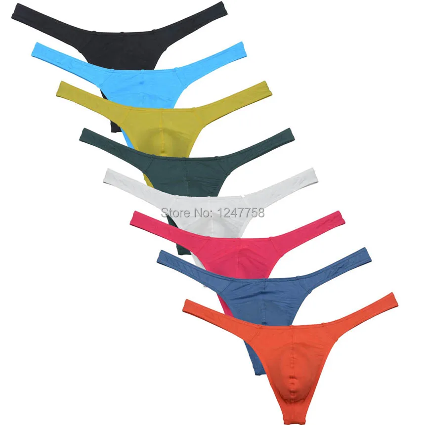 

Sexy Men's Modal Tangas Micro Fabric Stretch Thong T-Back String Homme Sexy Underwear Jockstrap Gay Men Lingerie