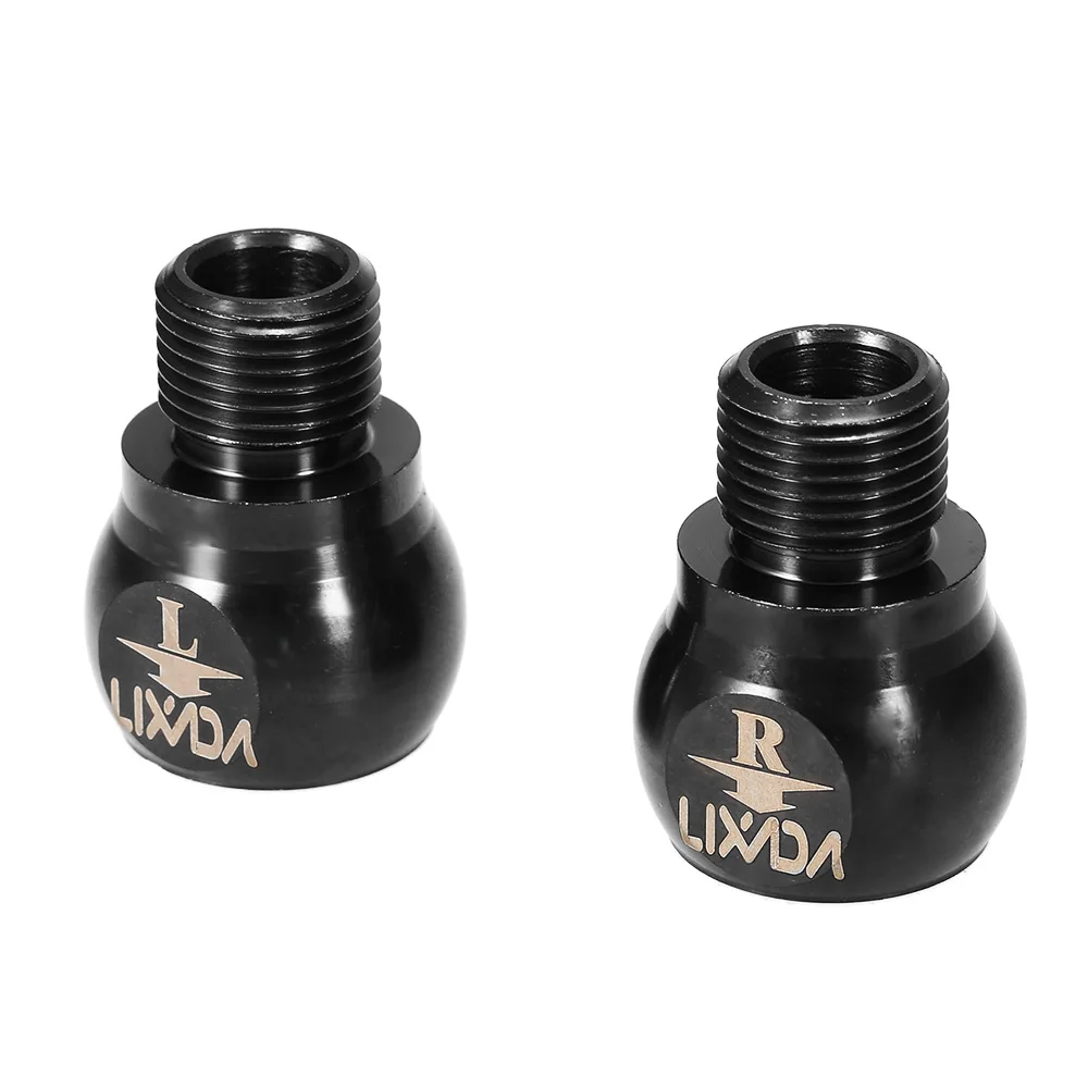 Lixada Bicycle Bottom Brackes 1 Pair 9/16in Stainless Steel Bike Pedal