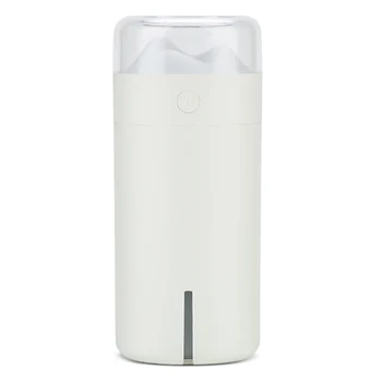 

Hot TOD-Mountain View Humidifier Ultrasonic Cool Mist Aroma Diffuser with Colorful LED Night Light 200ML Mini USB Car Air Humi