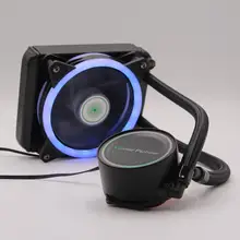 Интегрированный водяное охлаждение ЦПУ радиатор полная платформа общее водяное охлаждение черный 1,180 кг офисное питание товары для дома
