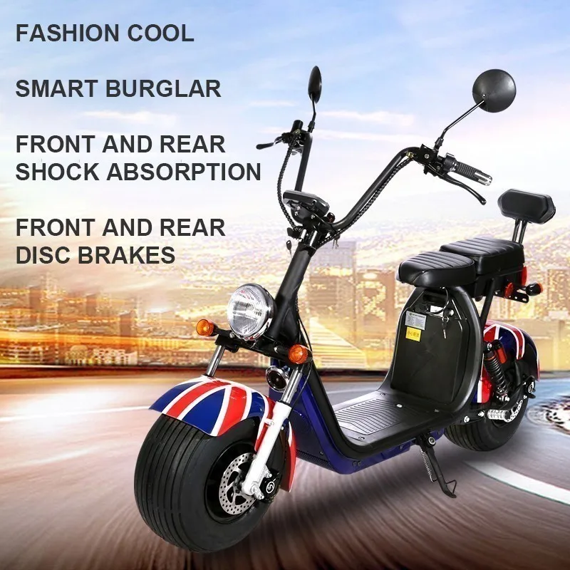 EEC certification Harley powerful Electric Vehicle 1500W Power Lithium Battery bicycle adult bike Motorcycle Scooter ebike