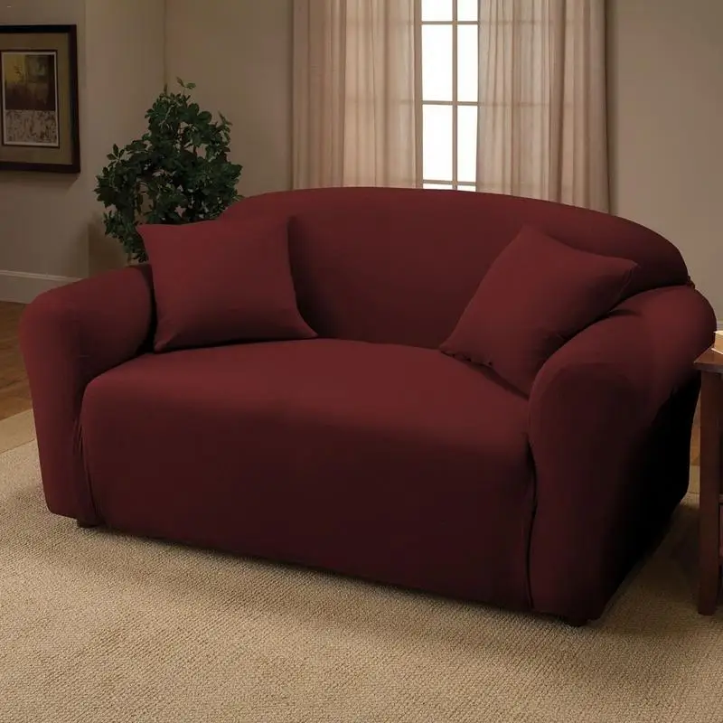 

Chocolate Color Sofa Cover Stretch Seat Couch Covers Couch Cover Loveseat Funiture All Warp Towel Slipcovers USA Fast Delivery