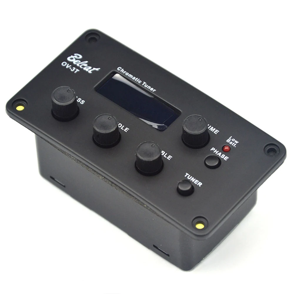 Belcat Ov3t 3band Eq Guitar Pickup With Lcd Tuner Fit For Silm Baby
