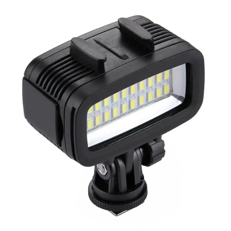 

PULUZ Poratable Photo Studio Video 20 LED Light Lamp Underwater Camera Lighting Fill in Lamp Lights for GoPro Hero 4 PU222 Black