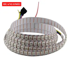 2 м 12 V 144 светодиодов/M WS2815B Светодиодные ленты, 5050 SMD RGB WS2815 светодиодный пиксель ленты, ambilight ТВ, белый/черный печатных плат, IP20/IP65/IP67