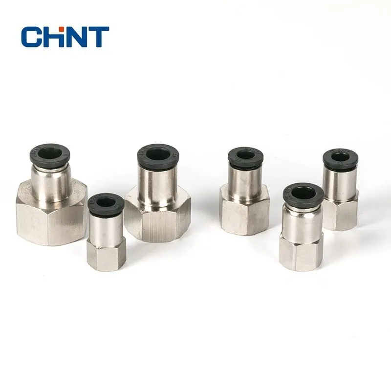 

CHINT Pneumatic Fittings Copper NPCF Within Thread Straight Joint Pneumatic Fast Joint Full Specifications Gas Pipe Joint