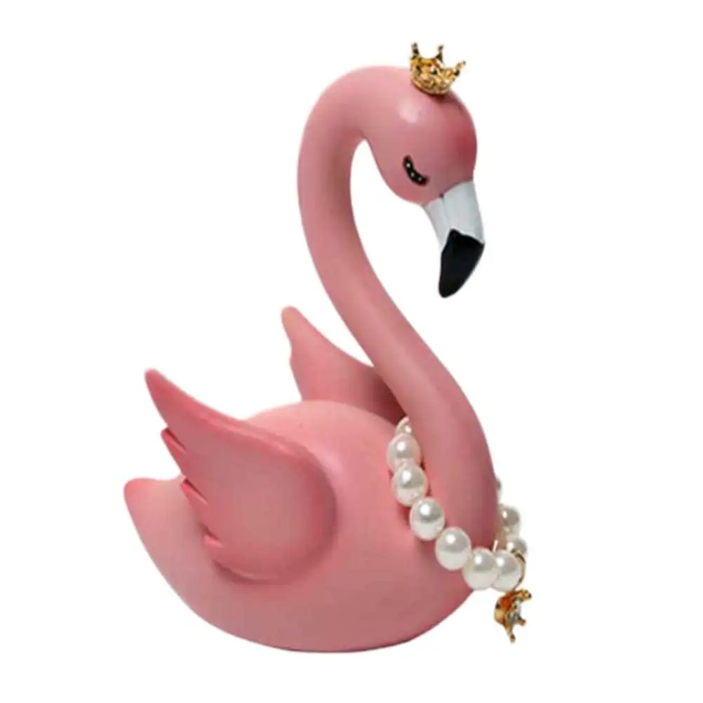 Украшение для автомобиля с изображением фламинго Love Bird Crown Eye креативное