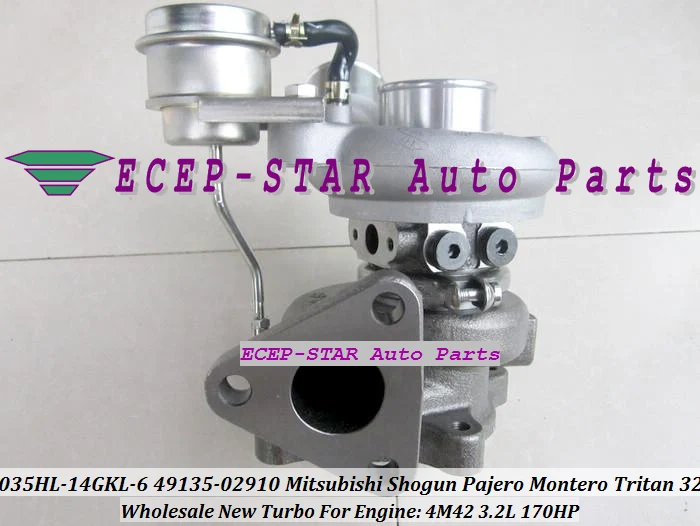 TF035HL-14GK2-6 TF035 49135-02910 Turbo Turbine Turbocharger For Mitsubishi SHOGUN PAJERO MONTERO 3.2L 4M42 TRITAN 3200 170HP