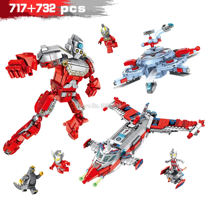

Super Hero Mech Ott Universe Spaceship Mech Hero Planet City Building Blocks Series Figures Gift For Children With Legoinglys