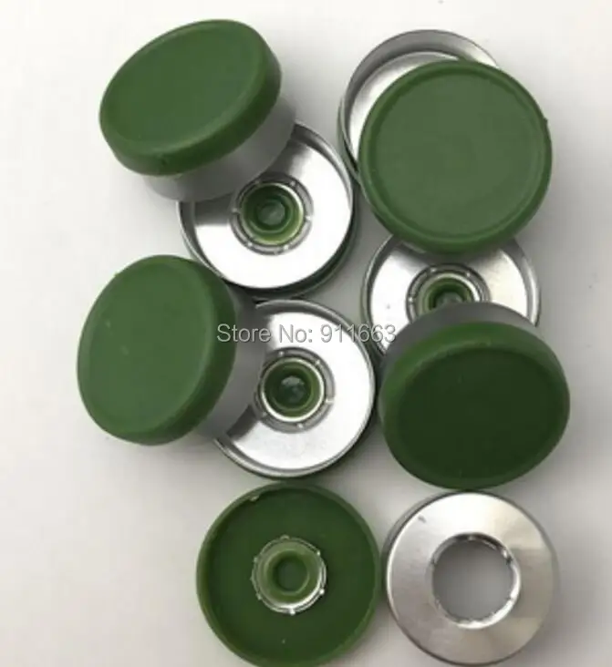 20mm Plastic-Aluminium Cap 1000PCS,Many colored Aluminum and Plastic pharmaceutical Cap,Plastic Tops for crimping glass vial 6