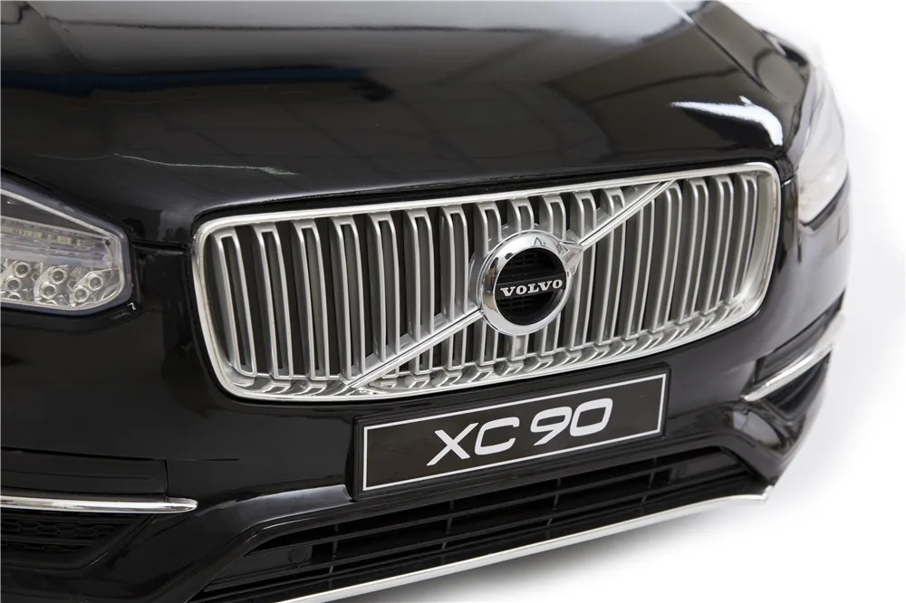 Volvo Лицензия XC90 электрическая езда на автомобилях для детей rc с ручкой для переноски кожаное сиденье