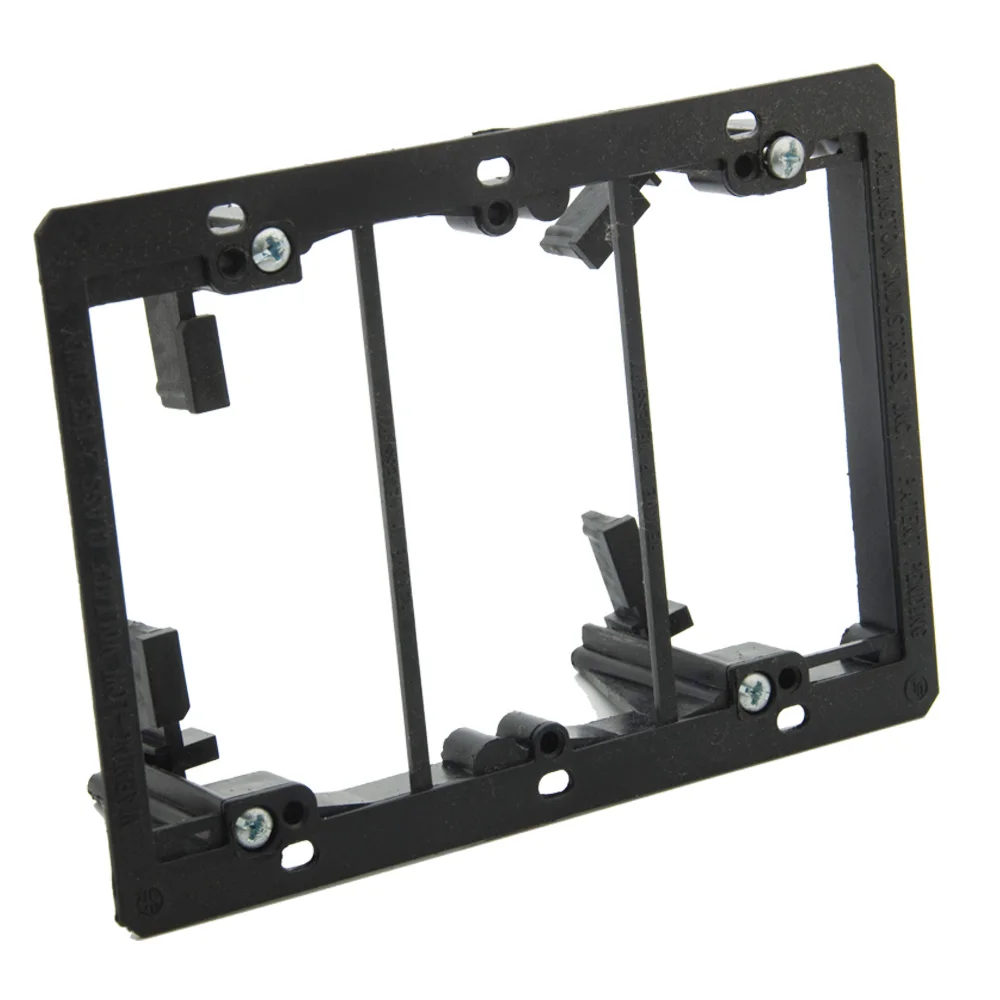 3 Gang Low Voltage Mounting Bracket For Wall Platein Extension Socket