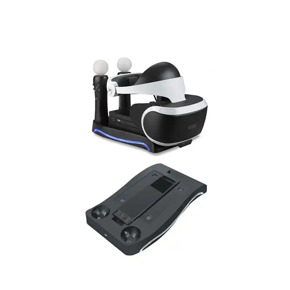 Charging Dock Station For Sony Playstation Ps4vr Charging Dock 2nd 4 In 1 Blu Ray Base Holder For Ps3 Move Ps4 Handle Console Chargers Aliexpress