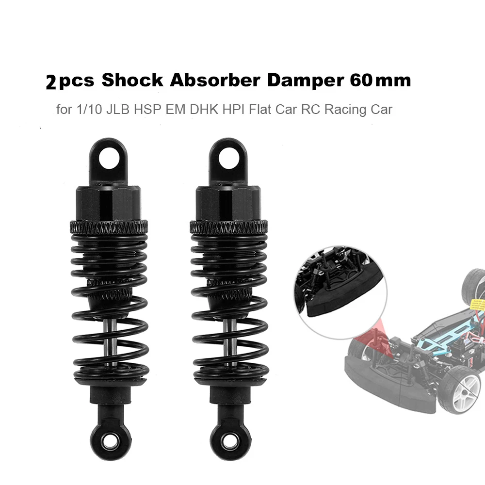 2pcs RC Car Shock Absorber Damper 60mm RC Cars Parts for 110 JLB HSP