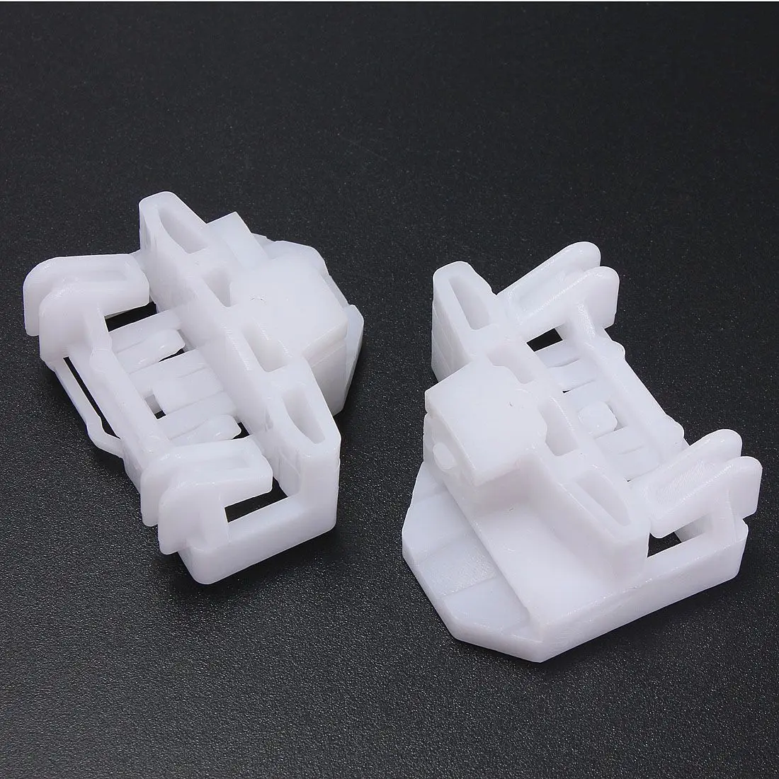 

2x Window Regulator Repair Kit Fastener Clip Front Left Driver Side For VW Passat A4 /Pontiac Grand AM