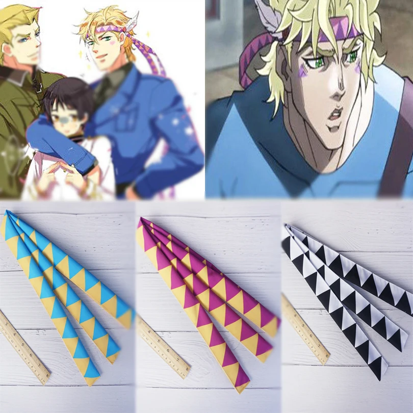 

Japan Anime JoJo's Bizarre Adventure Caesar Anthonio Zeppeli Cosplay Prop Headwear Headband Hairband Men Fashion Accessories