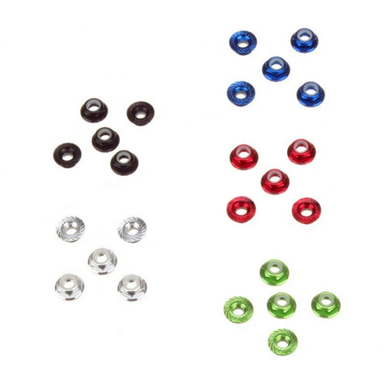 

5 PCS Gofly-RC M5 Aluminum Motor Screw Nuts Nylon Insert Self Lock CW/CCW For RC Drone FPV Quadcopter Multicopter Part Accs