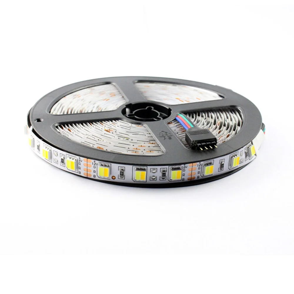 CCT Светодиодная лента 12 В с регулируемой яркостью WW CW SMD 5050 теплый белый холодный