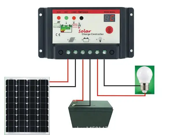 

20A Auto Solar Charge Controller LED Lighting control