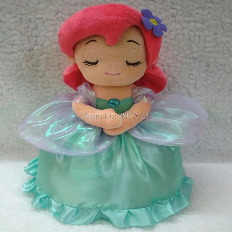 The Little Mermaid Ariel Princess Plush Toy with Mickey Blanket 95*65cm