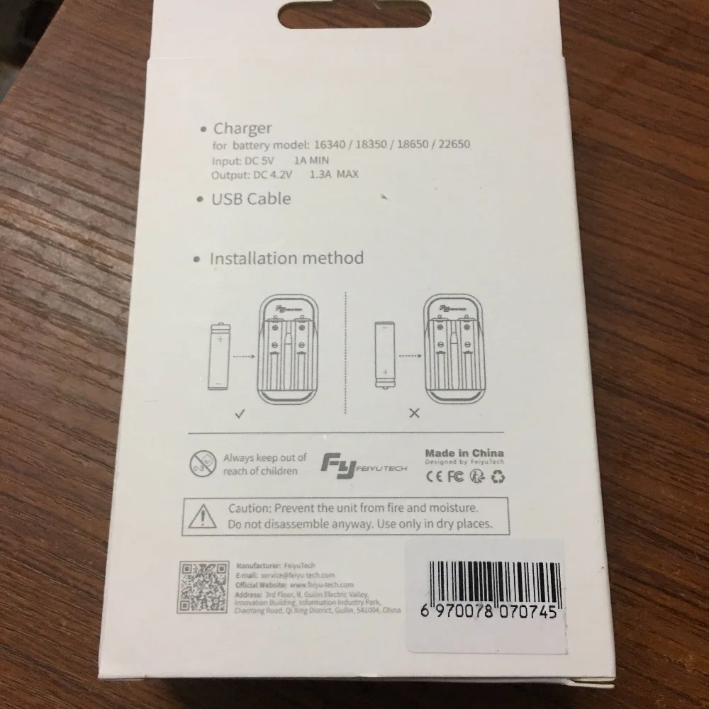 22650 3000 мАч аккумулятор + зарядное устройство для Feiyutech Fy Feiyu G5 SPG SPGLive Gimbal Handheld