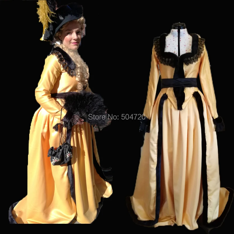 

Tailored!Classical 1860S Gown Eras Civil War Scarlette Southern Belle Vintage Halloween Retro Cosplay dress all size HL-552