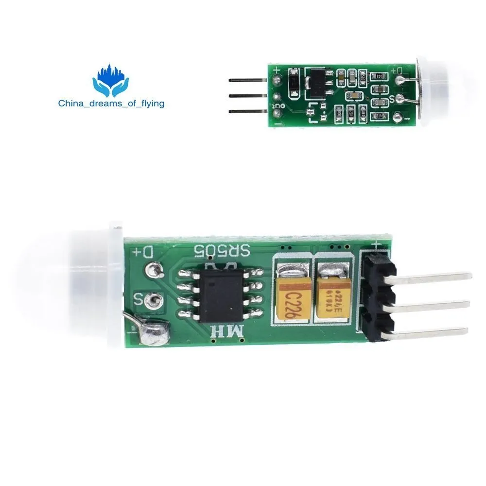 

TZT HC-SR505 Mini Infrared PIR Motion Sensor Precise Infrared Detector Module For Arduino Body Sensor Switch Module Sensing Mode