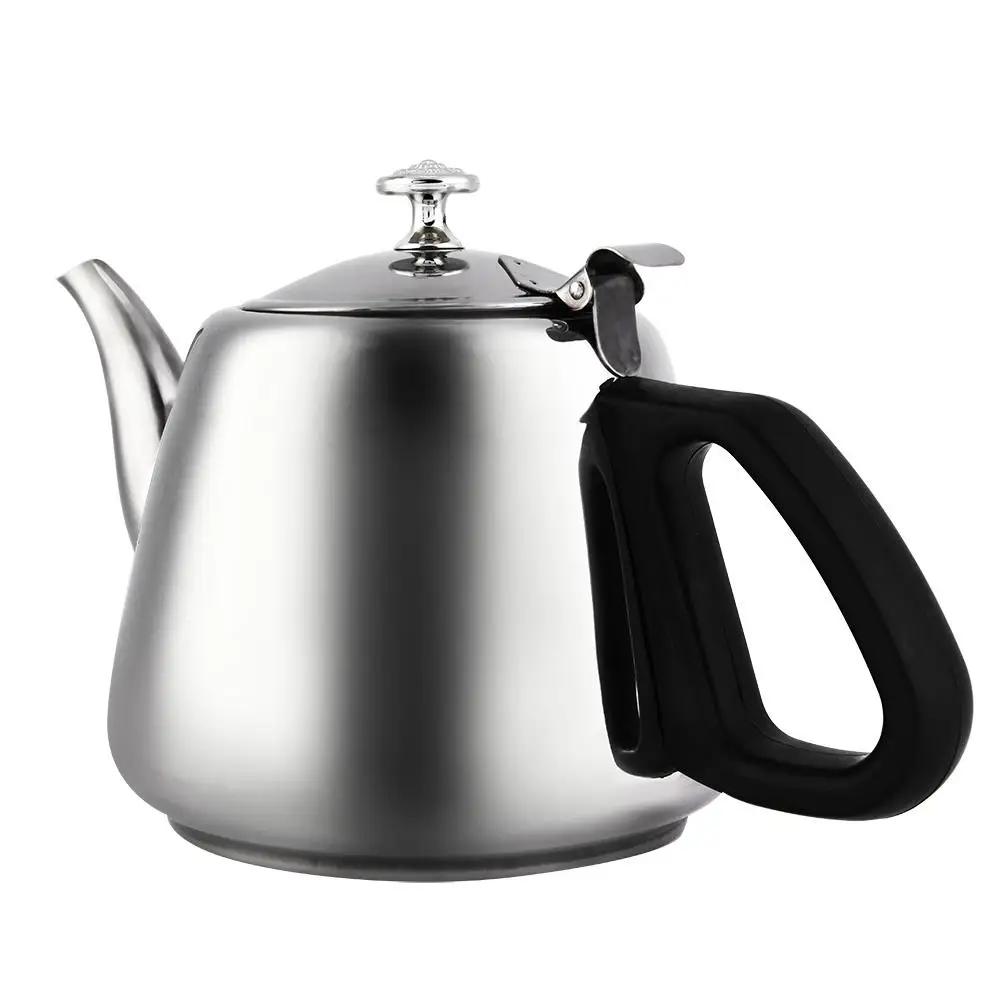 

TOPINCN 1.5L/2L Stainless Steel Stove-top Teapot Coffee Pot Teaware Hot Water Kettle with Filter