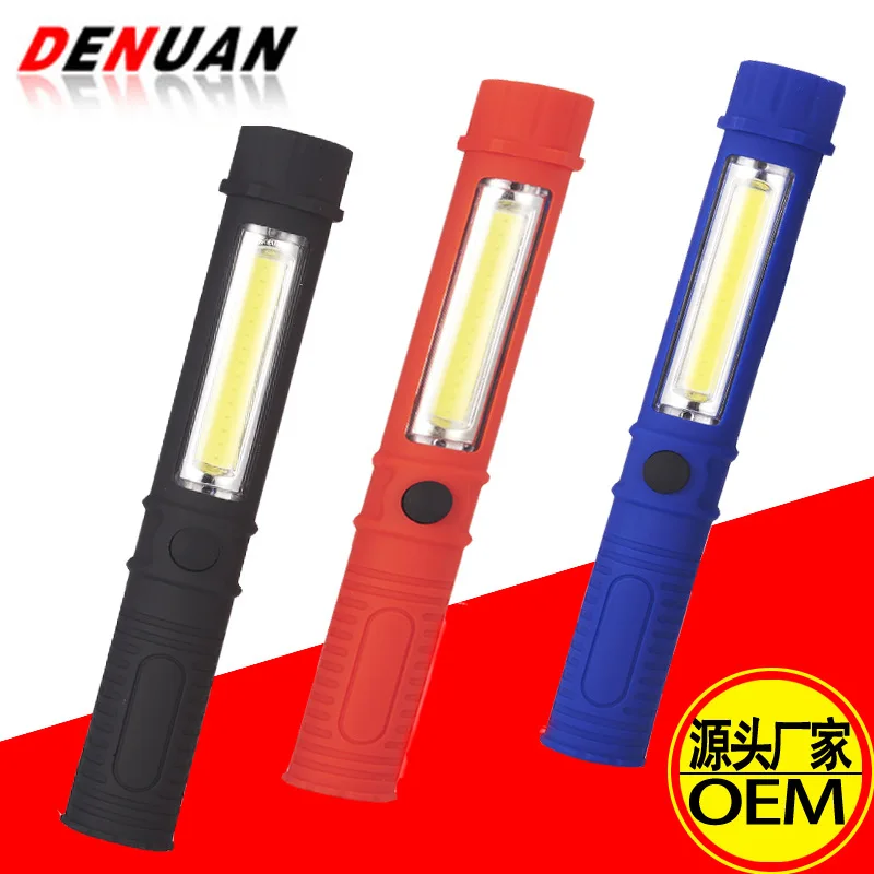 

Portable flashlight work light multi-function maintenance light with magnet outdoor LED lighting