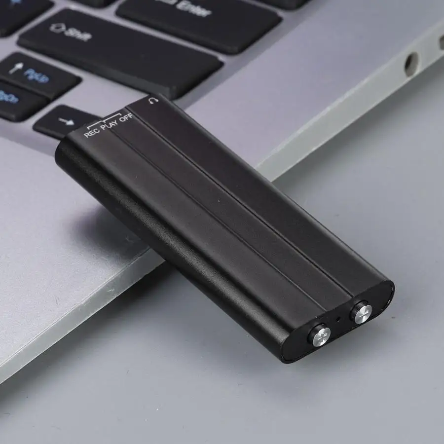 

Profesional 8 GB Mini Voice Recorder Pen with Clip Continuous 50-hour 192Kbps Recorder Made of aluminium alloy material