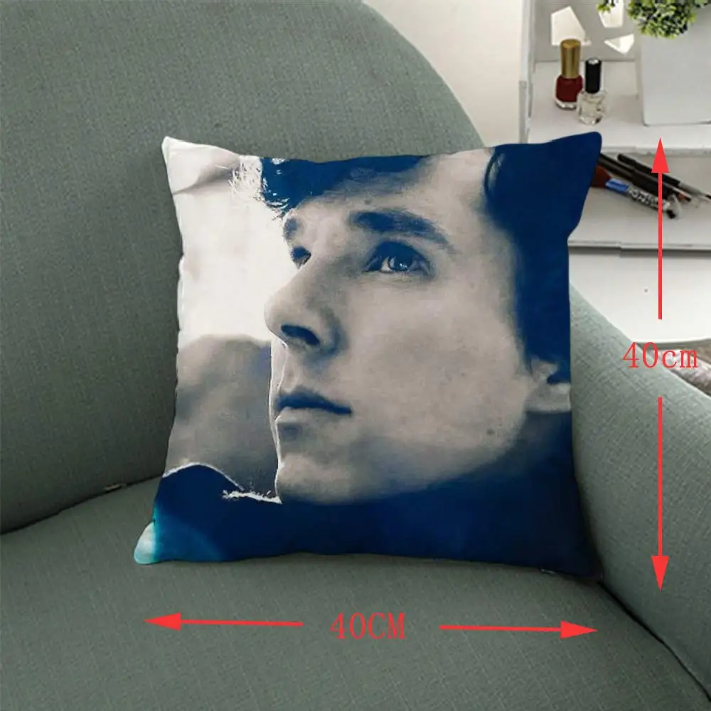 16 &quotШерлок Холмс полный печатных наволочка Обложка Американский сериал Dakimakura