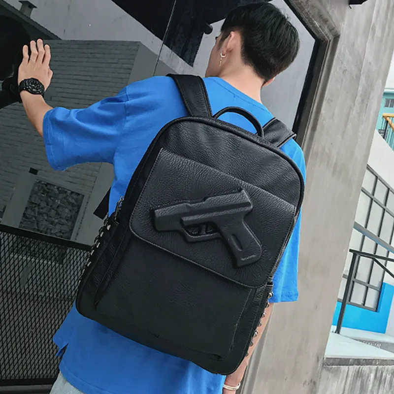 

Tidog Personality three-dimensional pattern street backpack