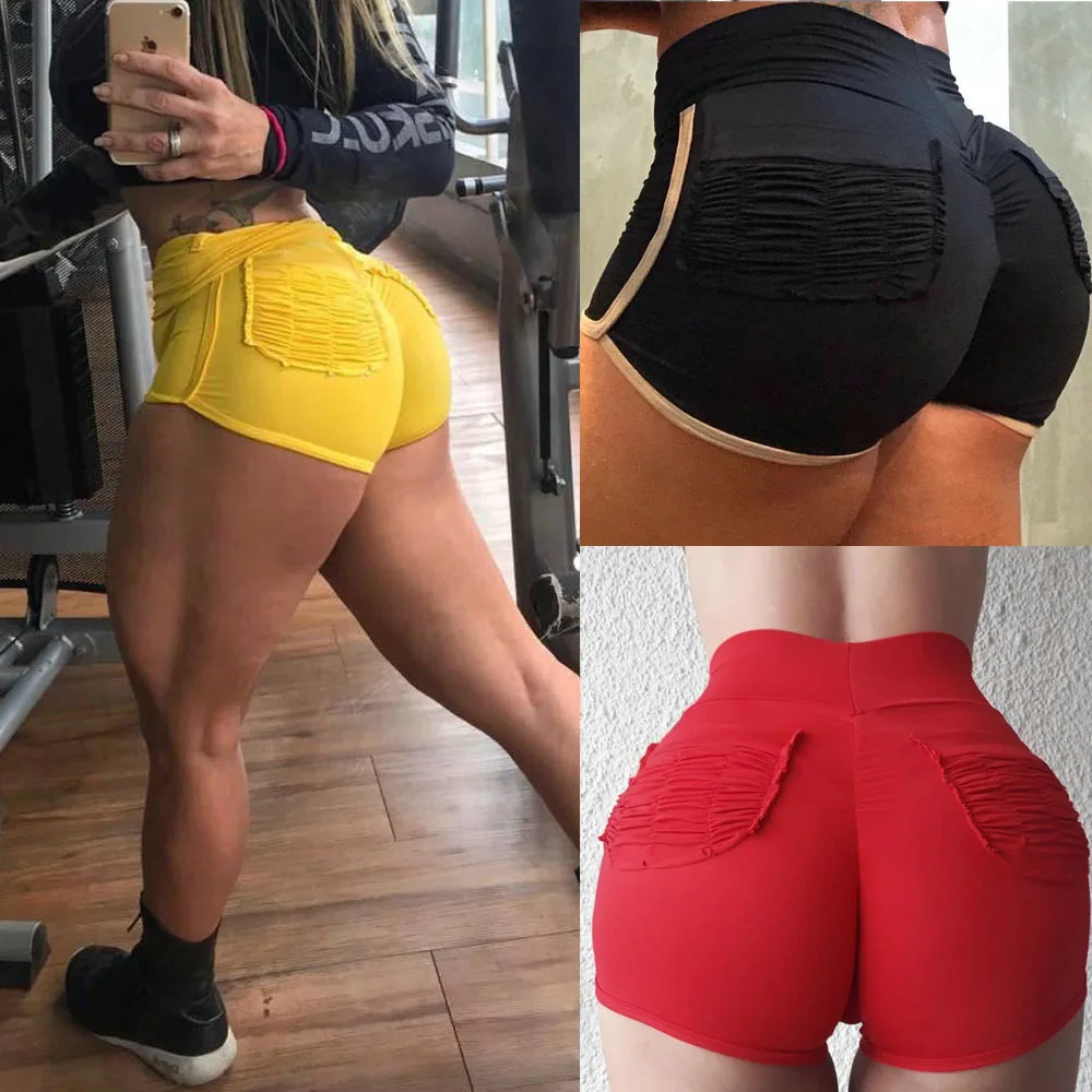 Us 8 36 30 Off Normov Sexy Women High Waist Fitness Shorts For Women Gym Workout Femme Black Shorts Pocket Push Up Shorts Women Clothing 2019 In Us 8 36 30 Off Normov Sexy Women High Waist Fitness Shorts For Women Gym Workout Femme Black Shorts Pocket Push Up Shorts Women Clothing 2019 In