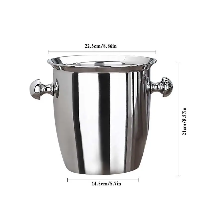 2L/3L нержавеющая сталь утолщенная коробка охладителя для красного вина ведро