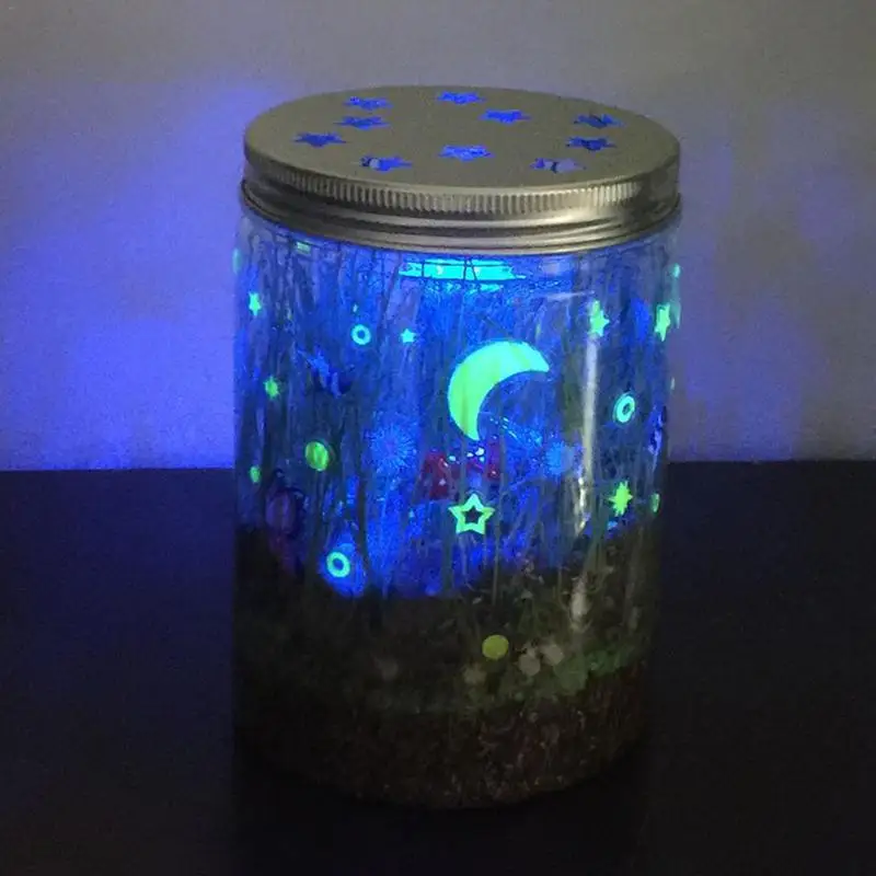 DIY детские игрушки светящееся выращивание растения светодиодный светящийся