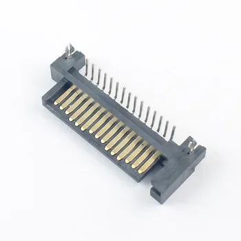 

100Pcs / Lot Sata 15 Pin Right Angle Male Adapter Connector For Hard Drive HDD