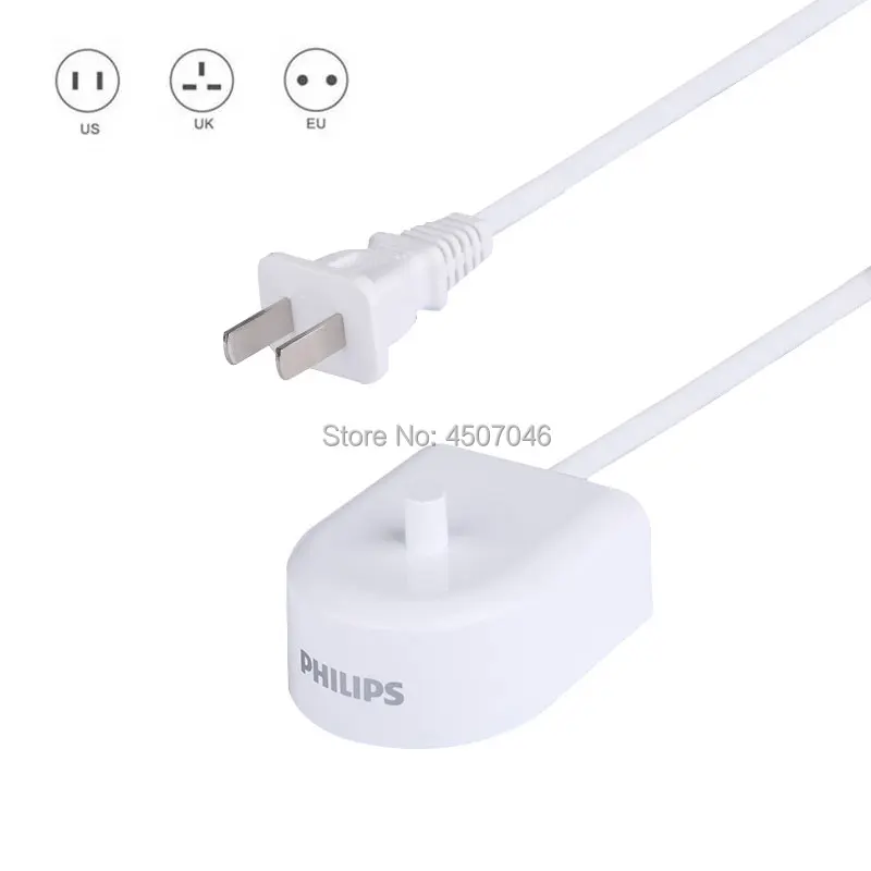 

EU US UK For Philips Sonicare HeathyWhite Flexcare Toothbrush HX6100 Travel Charger HX6750 6780 6781 6782 6902 6910 6911 6912