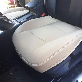 

2019 Car 3D Front Seat Cushion No Backrest Single Seat Cushion All Surrounded Perforated Breathable Four Seasons Beige Cushion