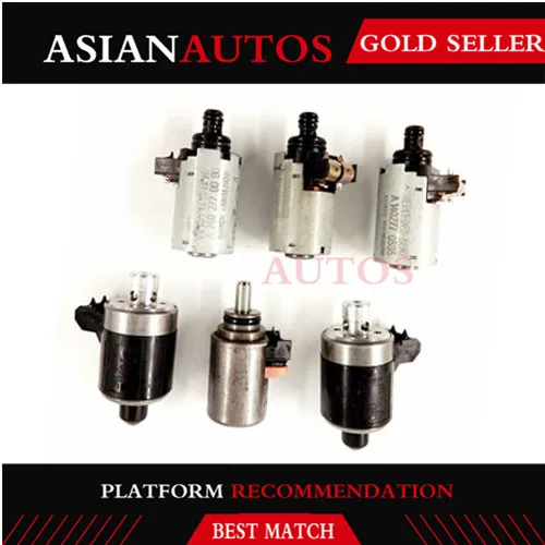 

6Pcs 722.6 Solenoids 5-SPEED Automatic Transmission Part Alloy Plastic Assembly Products Motors Parts Fit for Mercedes for Benz