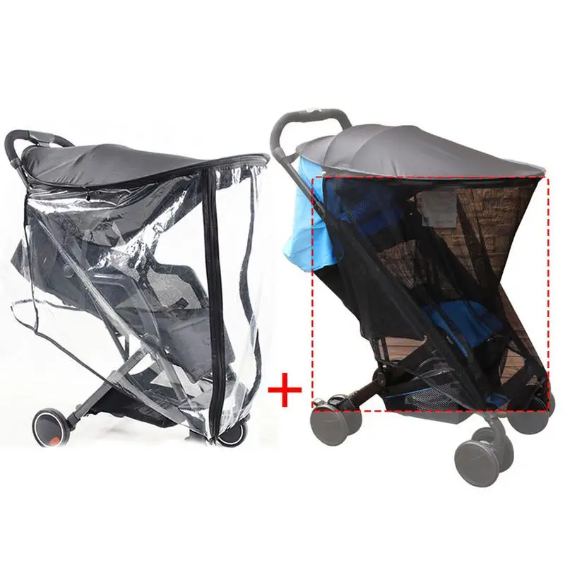 Baby Stroller Sun Shade Mosquito Net For Stroller Accessories Infant