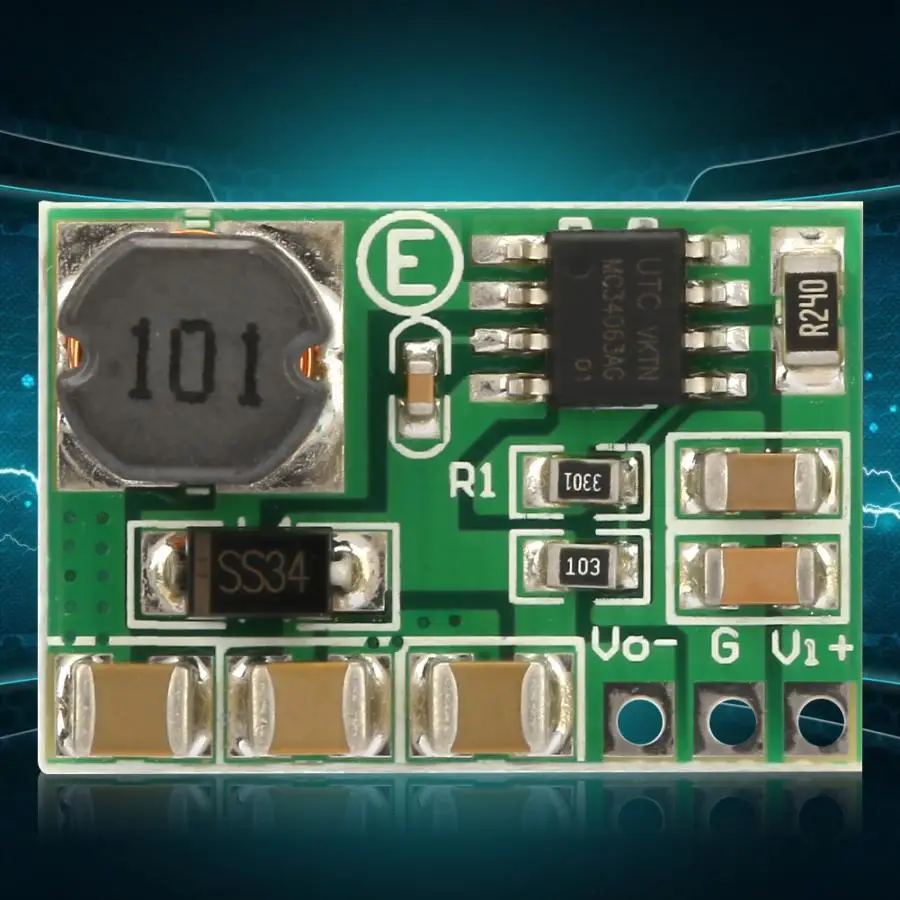 Повышающий преобразователь отрицательного напряжения DC ADC DAC LCD силовой