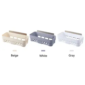 

Washstand Free Punching Plastic Drain Storage Rack Wall-mounted Kitchen Bathroom Storage Rack